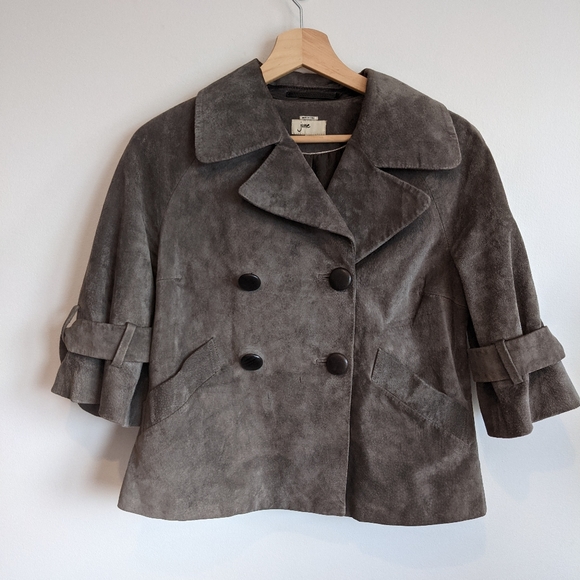 Vintage June Leather + Silk Jacket - Picture 12 of 16